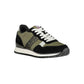 Green Polyester Men Sneaker