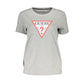 Elite Gray Organic Cotton Tee for Her