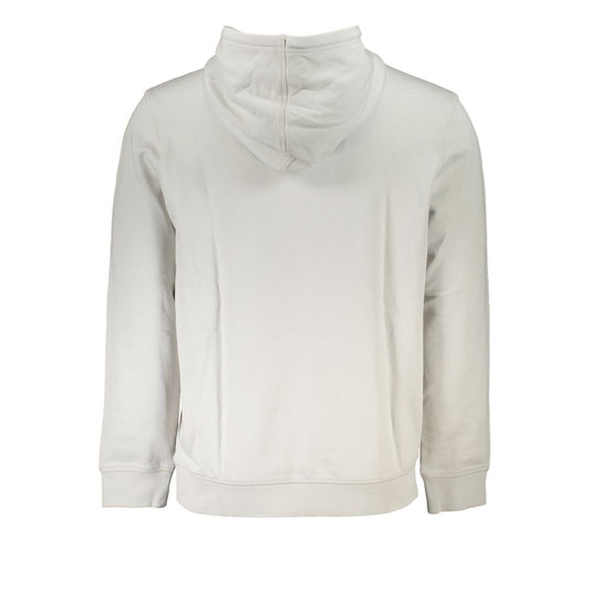Gray Cotton Mens Hooded Sweater