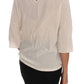 Enchanted Crystal Embroidered Silk T-Shirt
