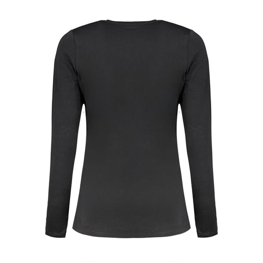 Black Cotton Tops & T-Shirt