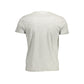 Gray Cotton Men T-Shirt