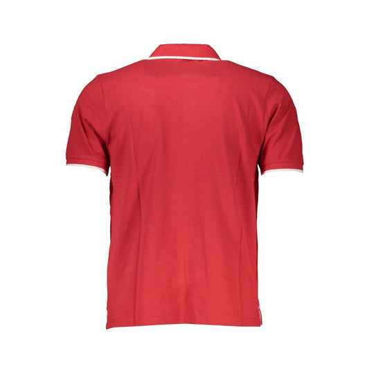 Red Cotton Polo Shirt