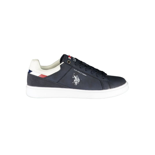 Blue Polyethylene Men Sneaker
