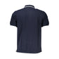 Blue Cotton Polo Shirt