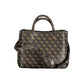 Brown Polyethylene Handbag