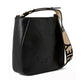 Black Polyethylene Crossbody Bag