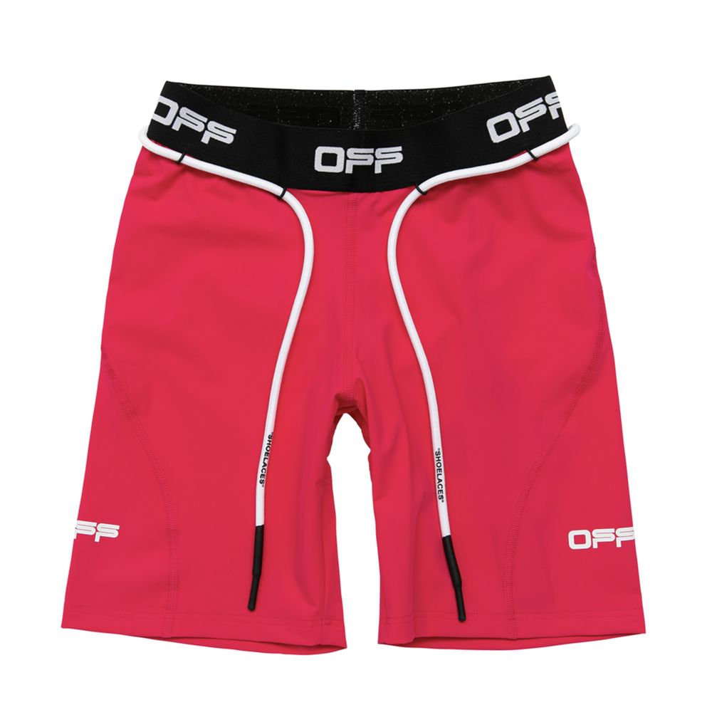 Chic Pink Elasticized Logo Shorts