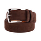 Elegant Quad of Suede Calfskin Belts