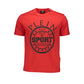 Red Cotton Men T-Shirt