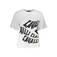 White Cotton Women T-Shirt