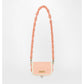 Pink Polyester Women Crossbody Bag