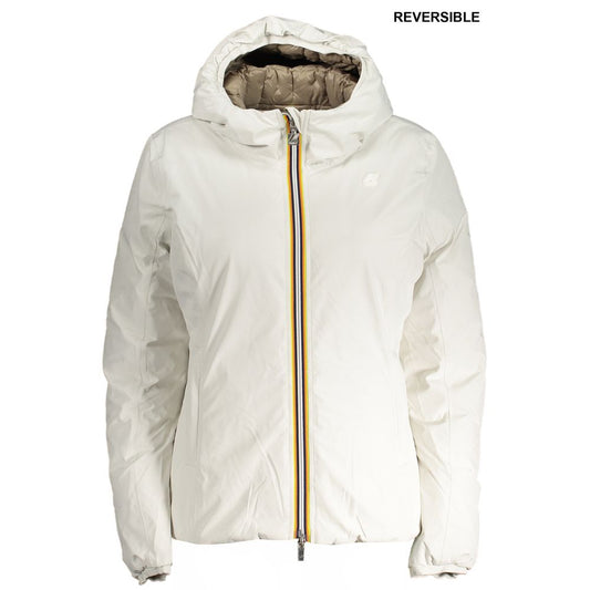 White Polyester Jackets & Coat