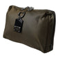 Army Green Nylon Logo Clutch Crossbody Shoulder Bag