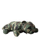 Multicolor Camouflage Print Animal Silhouette Bag