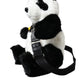 Black White Eco-Fur Animal Panda Shoulder Bag