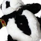 Black White Eco-Fur Animal Panda Shoulder Bag