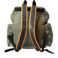 Military Green Patchwork Rucksack Backpack Bag