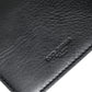 Black Leather Bifold Sling Women Card Holder Purse Wallet