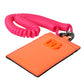 Orange Pink Leather DG Logo Neck Strap Card Holder Wallet