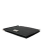 Black Leather Bifold Logo Plaque Card Holder Wallet