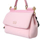 Pink SICILY Neoprene Top Handle Shoulder Satchel Bag