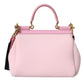 Pink SICILY Neoprene Top Handle Shoulder Satchel Bag