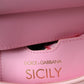 Pink SICILY Neoprene Top Handle Shoulder Satchel Bag