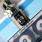Multicolor Box Walkman Wood Leather Clutch Shoulder Bag
