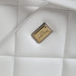 White Quilted Leather SICILY Shoulder Purse Satchel Bag