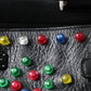 Black SICILY Leather LED Top Handle Shoulder Bag