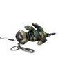 Multicolor Camouflage Animal Silhouette Keychain Keyring