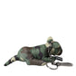 Multicolor Camouflage Animal Silhouette Keychain Keyring