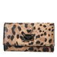 Brown Leopard PVC Pouch Key Holder Case Keyring