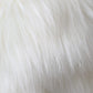 White Acrylic Fur Womens Bucket Hat