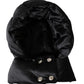 Black Polyester Whole Head Wrap Hat