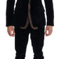 Elegant Blue Three-Piece Slim Fit Suit