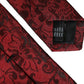 Red Floral Brocade Silk Adjustable Men Tie