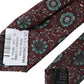 Maroon Floral 100% Silk Adjustable Men Tie