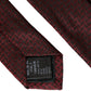 Red Patterned 100% Silk Adjustable Men Tie