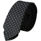 Black Circle Fantasy Adjustable Necktie Men Tie