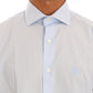 Elegant Light Blue Dress Formal Shirt