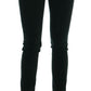 Chic Green Slim Fit Italian Jeans