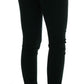 Chic Green Slim Fit Italian Jeans