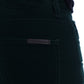 Chic Green Slim Fit Italian Jeans