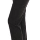 Elegant Gray Straight-Leg Trousers