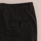 Elegant Gray Straight-Leg Trousers