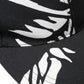 Black Cotton Leaf Print Baseball Hat