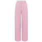 Pink Polyester Jeans & Pant