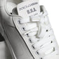White Miami Leather Low Top Sneakers Shoes
